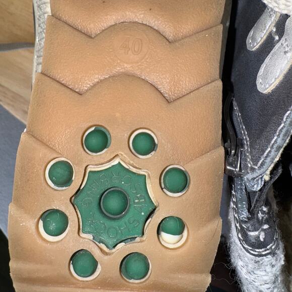 Spring Step Karlene Side Zip Lace-Up Gray Ankle Boots Women’s Size 40/ 10 US - Picture 8 of 8